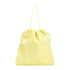 Jil Sander Yellow Leather Bucket Bag