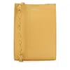 Jil Sander Yellow Leather Small Tangle Shoulder Bag