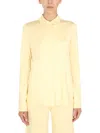 Jil Sander Yellow Regular Solid Shirt In Yellow