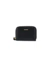 Jil Sander Zip-around Wallet Small In Black