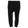 Jil Sander Zip Detail Slim-fit Sweatpants In Black Cotton In Black
