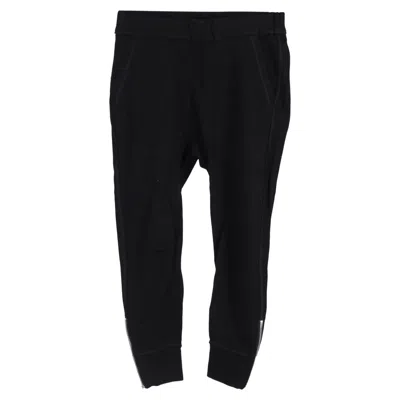 Jil Sander Zip Detail Slim-fit Sweatpants In Black Cotton