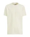 Jil Sander Crewneck Wool T-shirt Flap Pocket In White