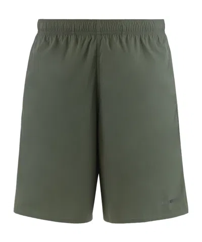 Jil Sander Zip Detailed Swim Shorts In Green