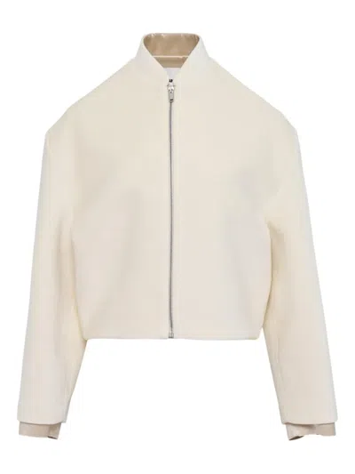 Jil Sander Zip-fastening Jacket In Neutral