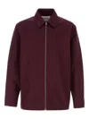 Jil Sander Poplin Grape Shirt Long Sleeves In Red