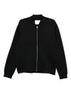 Jil Sander Zip-front Sweatshirt In Black