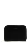 Jil Sander Black Zip Leather Wallet