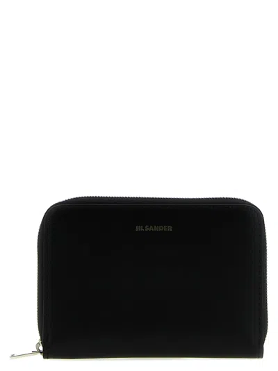JIL SANDER ZIP LEATHER WALLET