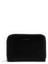 Jil Sander Zip-around Leather Wallet In Black