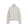 Jil Sander Zip Up 173 Gd Ivory Cotton Jacket In Multi