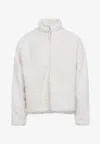 Jil Sander Ivory Zip Up 187 Gd Ivory Cotton Jacket In White