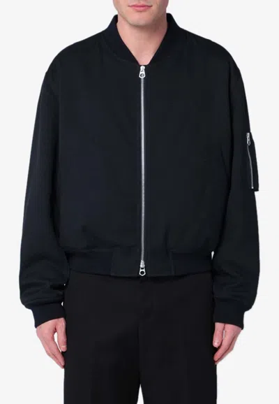 JIL SANDER ZIP-UP BOMBER JACKET