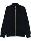 Jil Sander Cardigan Mit Reissverschluss In Blau