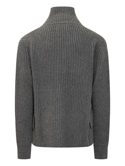 JIL SANDER ZIP-UP CARDIGAN