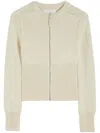 Jil Sander Zip-up Cardigan In Neutrals