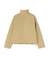 Jil Sander Mustard Concealed Fastening Jacket In Nude