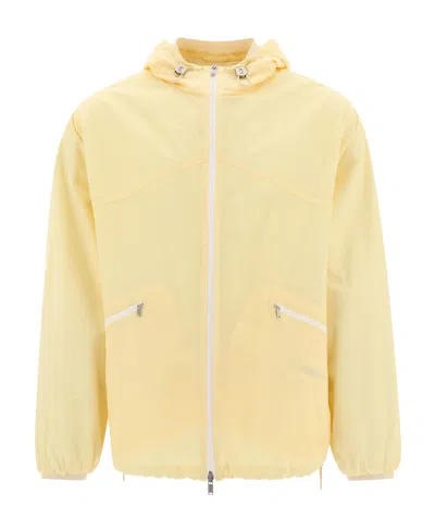 Jil Sander Zip-up Hooded Jacket In Nude
