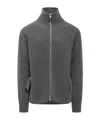 Jil Sander Zip Up Cardigan In Black