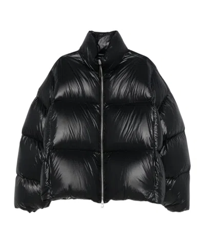 Jil Sander Zip-up Puffer Jacket In Black