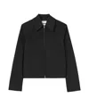 Jil Sander Button-up Shirt Jacket In Black