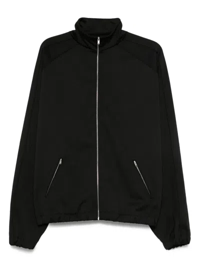 Jil Sander Zip-up Sweatshirt In Black