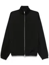 Jil Sander Zip-up Sweatshirt In Black