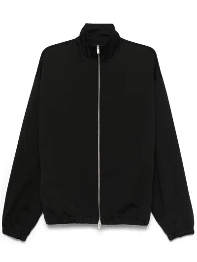 Jil Sander Zip-up Sweatshirt In Black