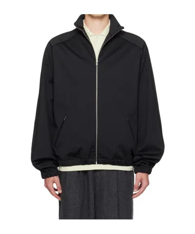 Jil Sander Zip-up Sweatshirt In Black