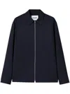 Jil Sander Straight Plain Jacket In Blau