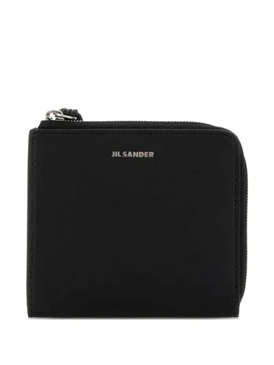 Jil Sander Zip-around Wallet In Black