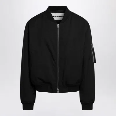 JIL SANDER JIL SANDER ZIPPED BOMBER JACKET