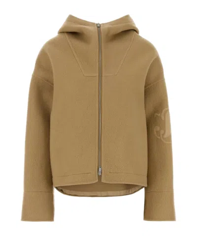 JIL SANDER JIL SANDER ZIPPED HOODED JACKET