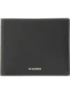 Jil Sander Zipped Wallet In Black