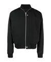 Jil Sander Zip-up Bomber Jacket In Black