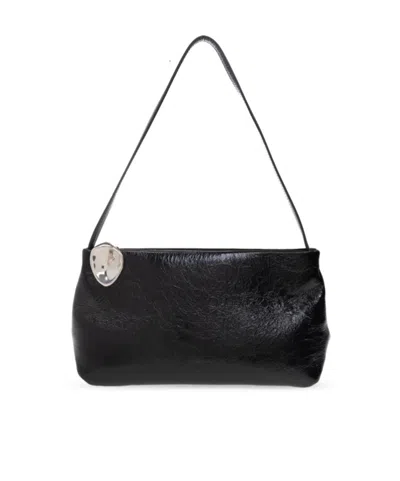 Jil Sander Zipper Tote Bag In Black
