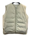 Jil Sander Zipper Vest In Green