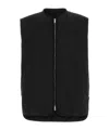 Jil Sander Black Medium Fill Down Vest In Black