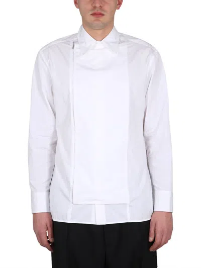 Jil Sander Zippered Shirt In Beige