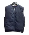 Jil Sander Zippered Vest In Black