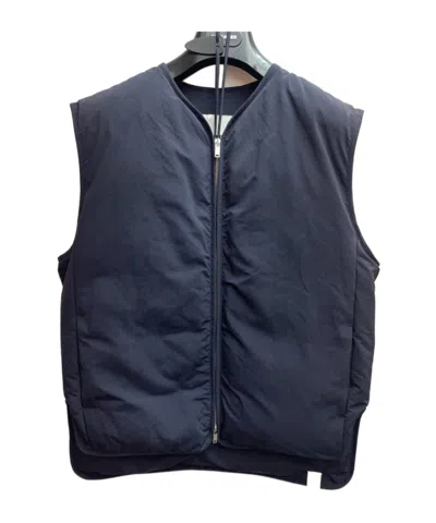 Jil Sander Zippered Vest In Black