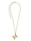 Jil Sander Zodiac-sign Pendant Necklace In Gold