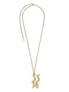 Jil Sander Zodiac-sign Pendant Necklace In Gold