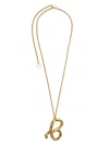 Jil Sander Zodiac-sign Pendant Necklace In Gold