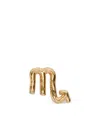 Jil Sander Zodiac-sign Single Earring In Gold