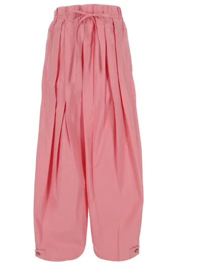 Jil Sander Woman Pink Trousers J02 Ka0221