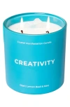 JILL & ALLY CREATIVITY OPAL CRYSTAL INTENTION CANDLE