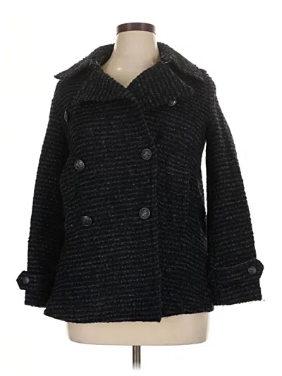 Pre-owned Jill Jill Stuart Coat In Black
