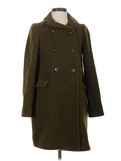 Pre-owned Jill Jill Stuart Coat In Green