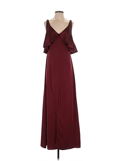 Pre-owned Jill Jill Stuart Cocktail Dress In Burgundy